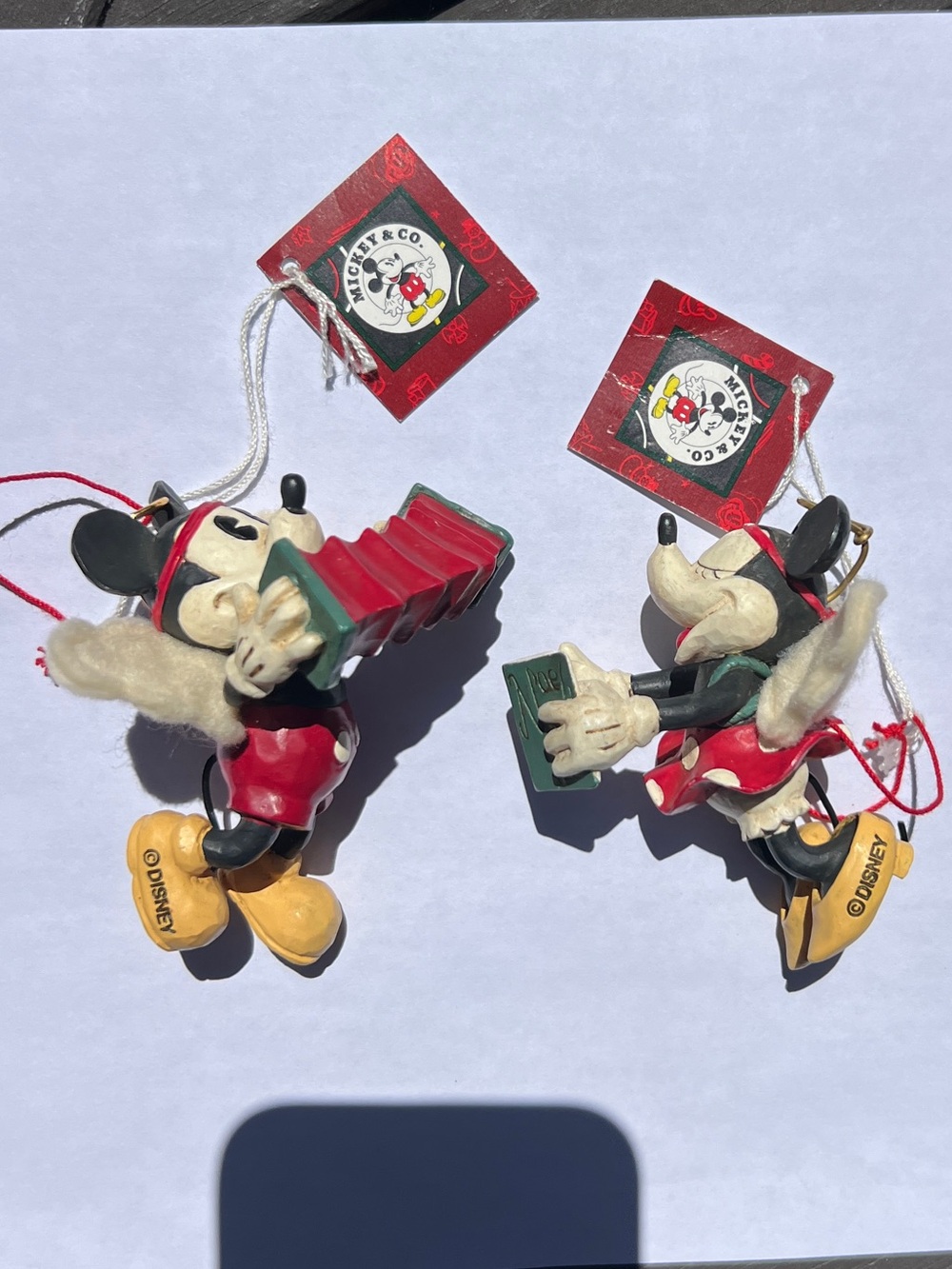 Midwest Mickey & Co. Disney Singing Angels Set - Mickey & Minnie, Tags - Picture 1 of 9